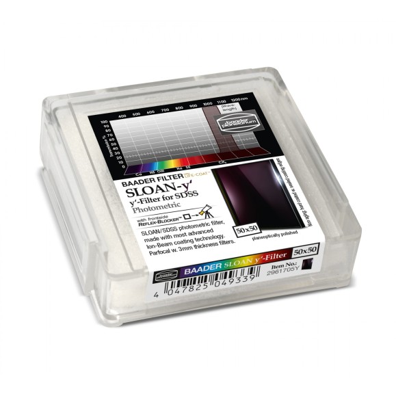 Filtro Fotométrico 50x50 mm² SLOAN-y Baader Planetarium