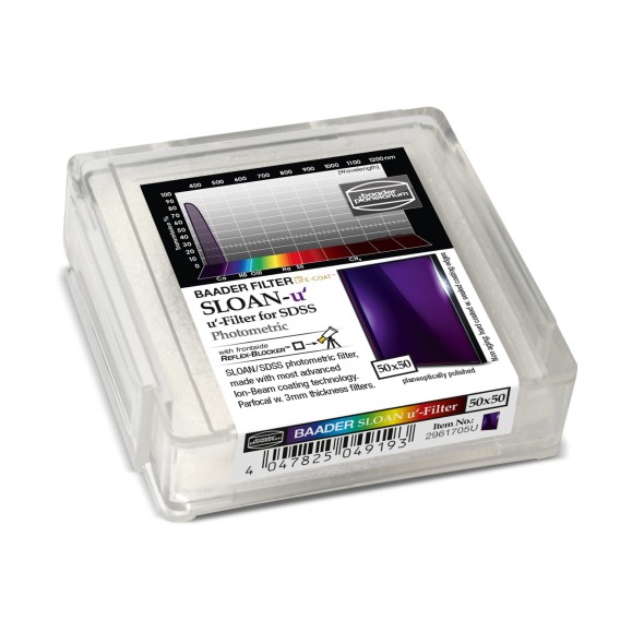Filtro Fotométrico 50x50 mm² SLOAN-u Baader Planetarium