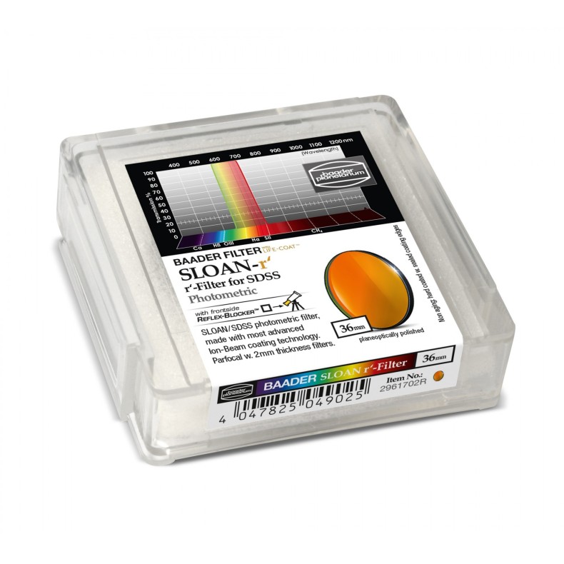 Filtro Fotométrico Ø 36 mm SLOAN-r... Filtro Fotométrico Ø 36 mm SLOAN-r...