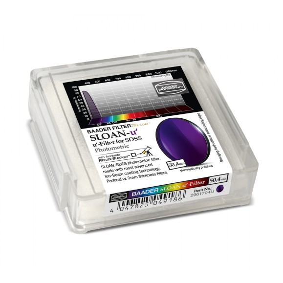 Filtro Fotométrico Ø 50,4 mm SLOAN-u Baader Planetarium