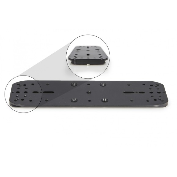 Pletina doble Baader y soporte para anillos de telescopio guía 300 mm