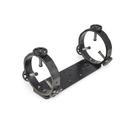 Pletina doble Baader y soporte para anillos de telescopio guía 300 mm