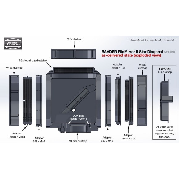 Flip mirror II de Baader Planetarium