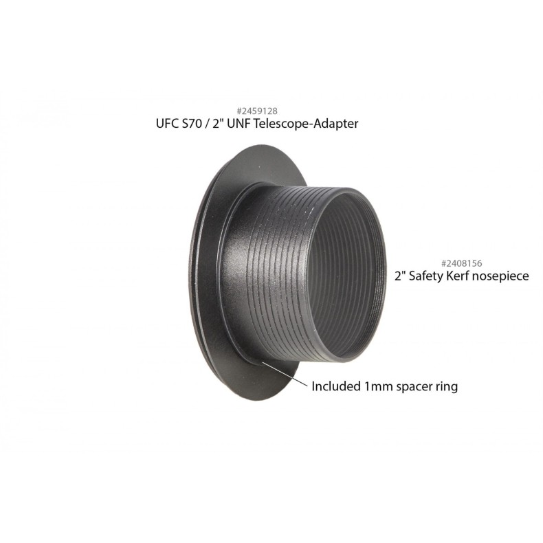 Adaptador Ø 2" cola de milano S70 a...