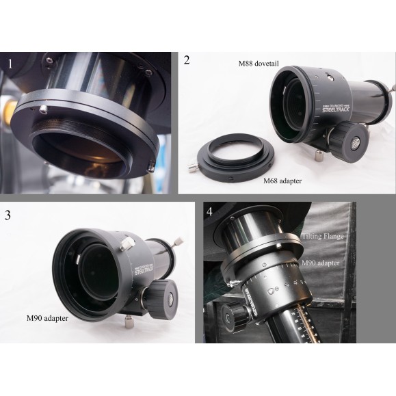 Adaptador Steeltrack RT M90x1 Baader Planetarium