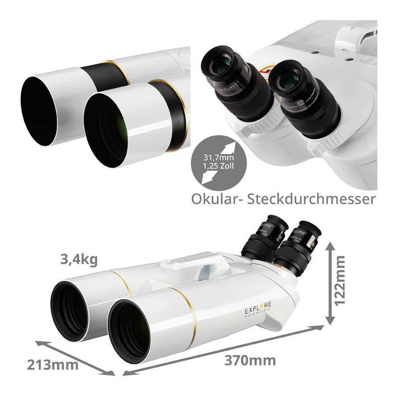 Prismáticos gigantes Explore...