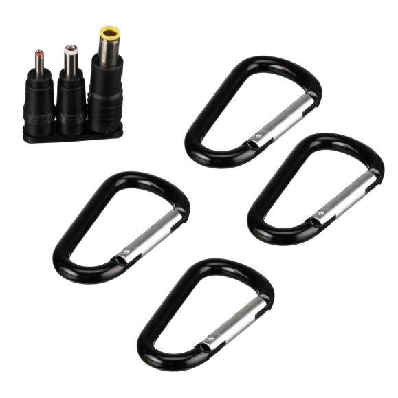 Panel solar portátil Bresser de 21W con salida USB y DC