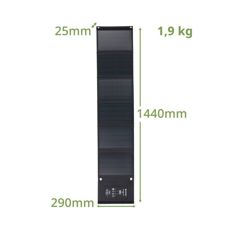 Panel solar portátil Bresser de 40W...