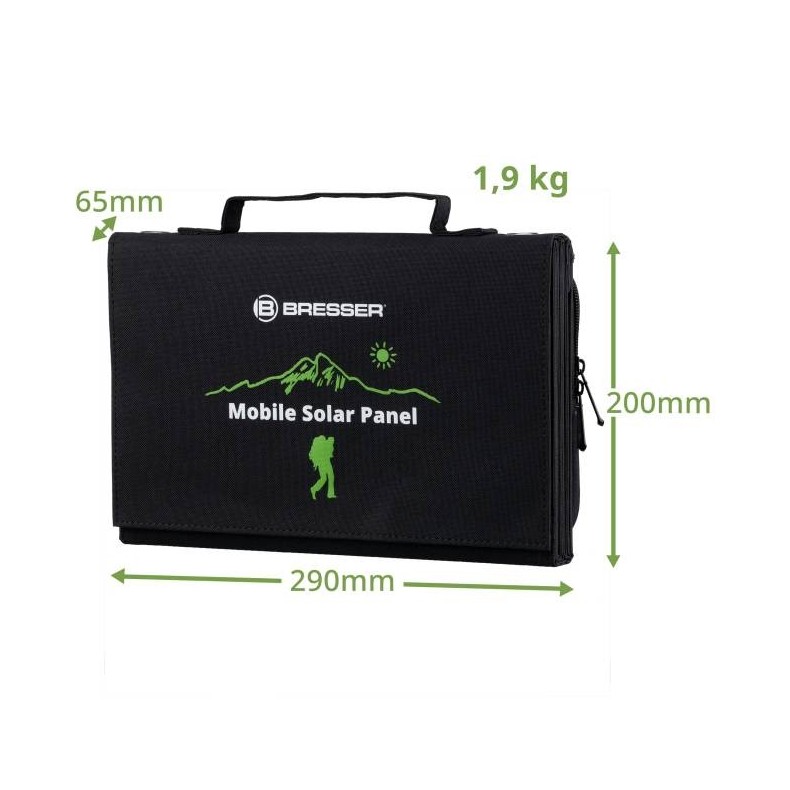 Panel solar portátil Bresser de 40W...