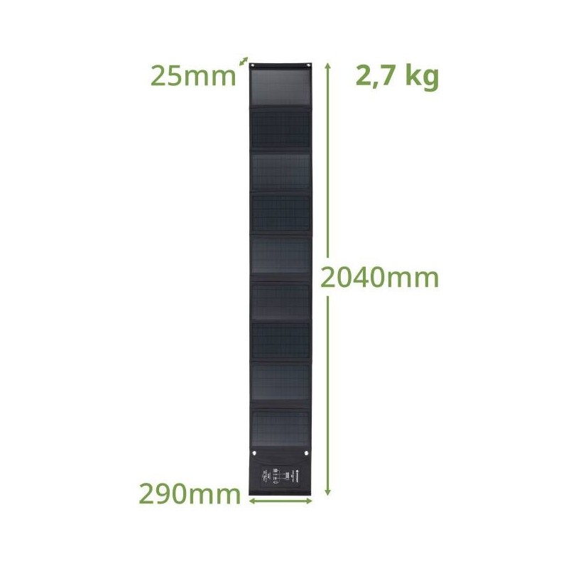 Panel solar portátil Bresser de 60W...