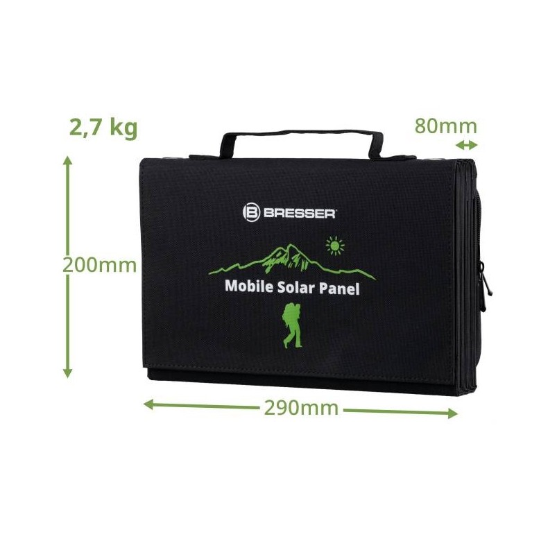Panel solar portátil Bresser de 60W...