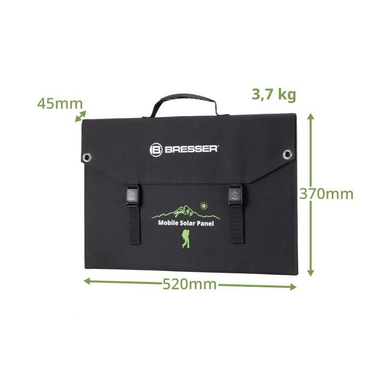Panel solar portátil Bresser de 90W...