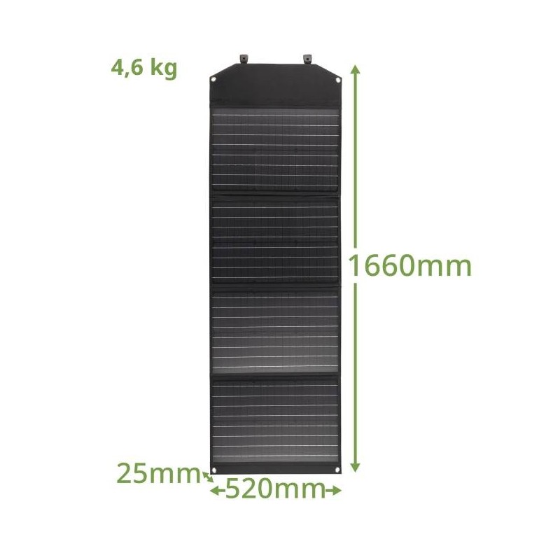 Panel solar portátil Bresser de 120W...