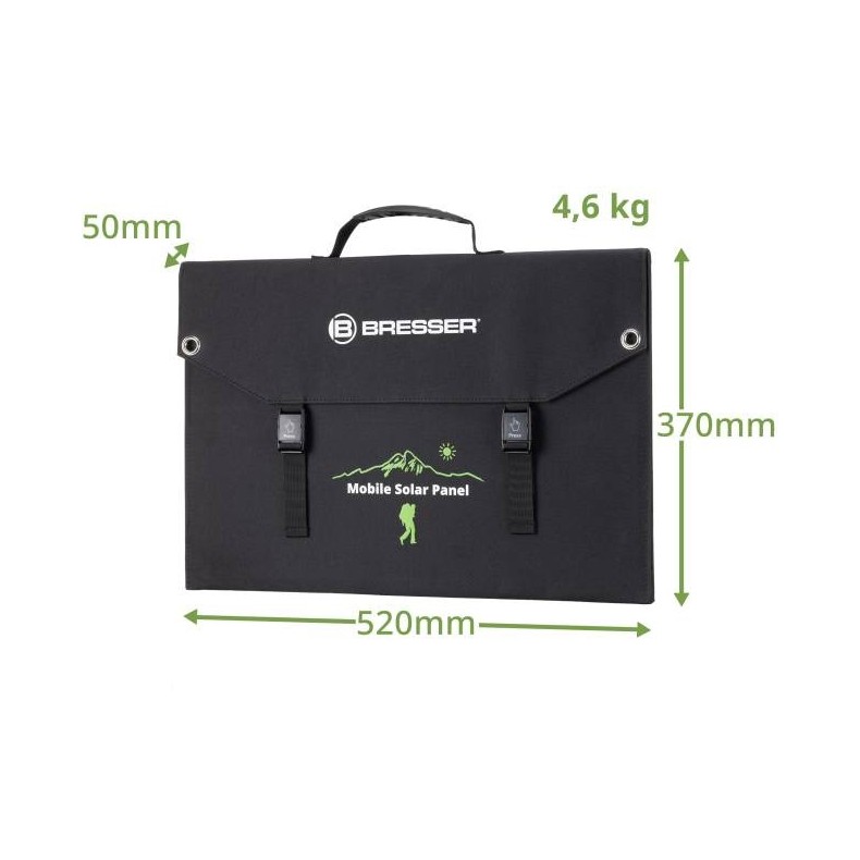 Panel solar portátil Bresser de 120W...