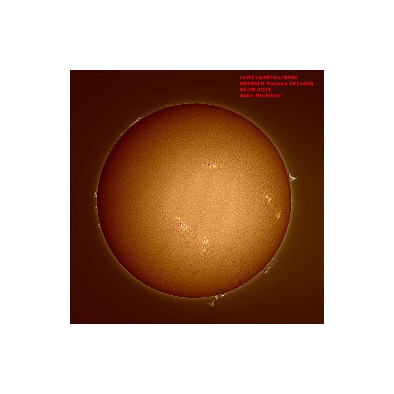 Telescopio solar H-alpha LUNT...