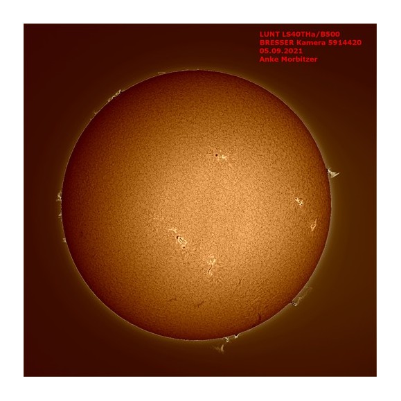 Telescopio solar H-alpha LUNT LS40THa/B500