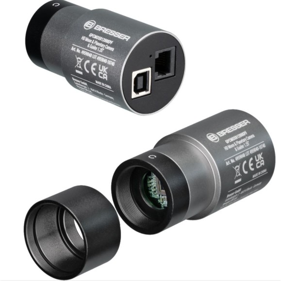 Cámara y autoguía lunar y planetaria 1.25'' BRESSER HD