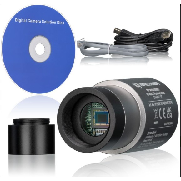 Cámara y autoguía lunar y planetaria 1.25'' BRESSER HD