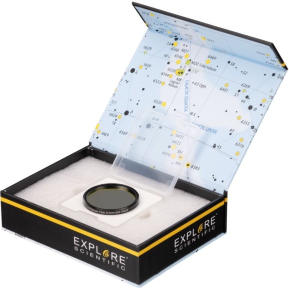 Filtro EXPLORE SCIENTIFIC Banda estrecha 2" O-III Filtro Nebula 6.5nm