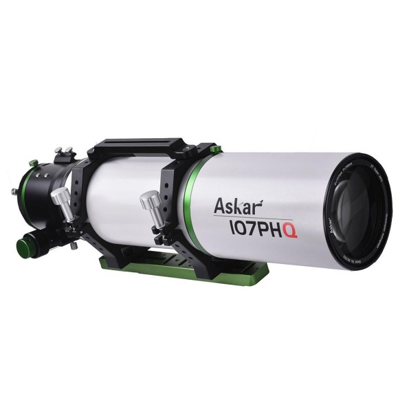 Telescopio astrógrafo Super APO cuatriplete Askar 107PHQ 107 mm F/7 de campo plano