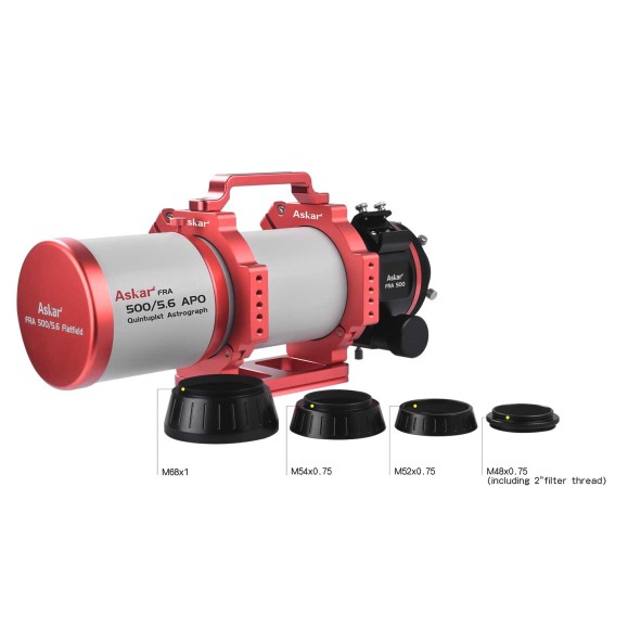 Telescopio astrógrafo quintuplete Askar FRA500 90mm f/5.6