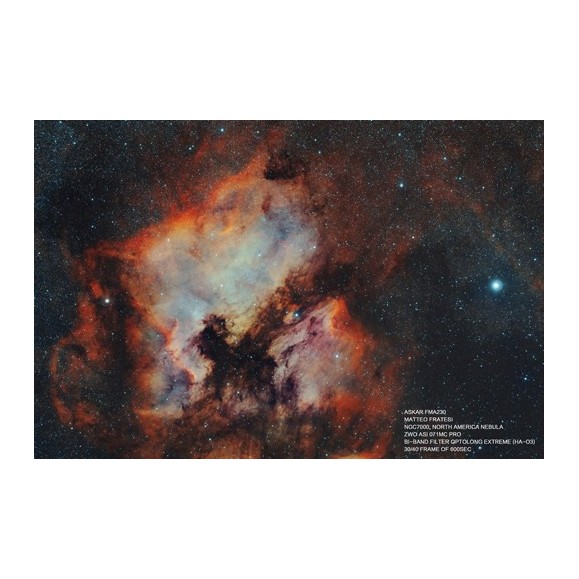 Teleobjetivo APO Askar 230mm f/4.6 o refractor portátil o tubo guía o telescopio terrestre