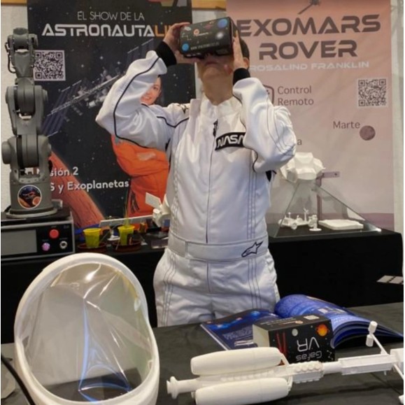 Gafas de Realidad Virtual 360º Astronauta Lili para explorar el espacio
