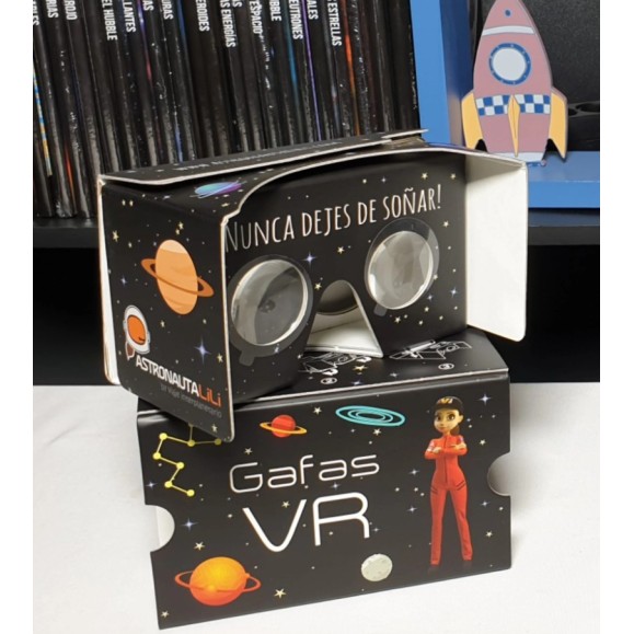 Gafas de Realidad Virtual 360º Astronauta Lili para explorar el espacio