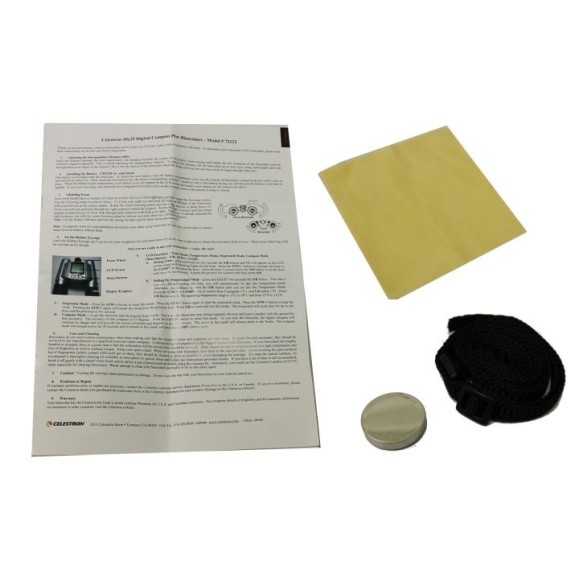 Prismático compacto Celestron 10x25 Led Digital Compass