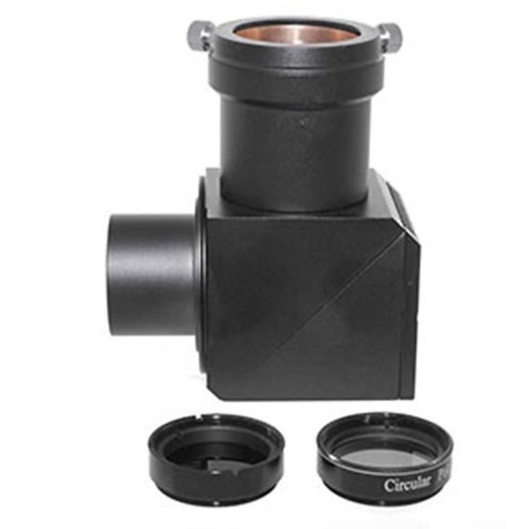 Prisma solar TS de 1,25" con Filtro Polarizador y Banda Estrecha