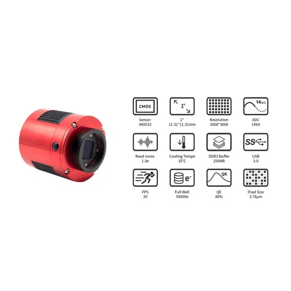 Cámara ZWO ASI533MC Pro color