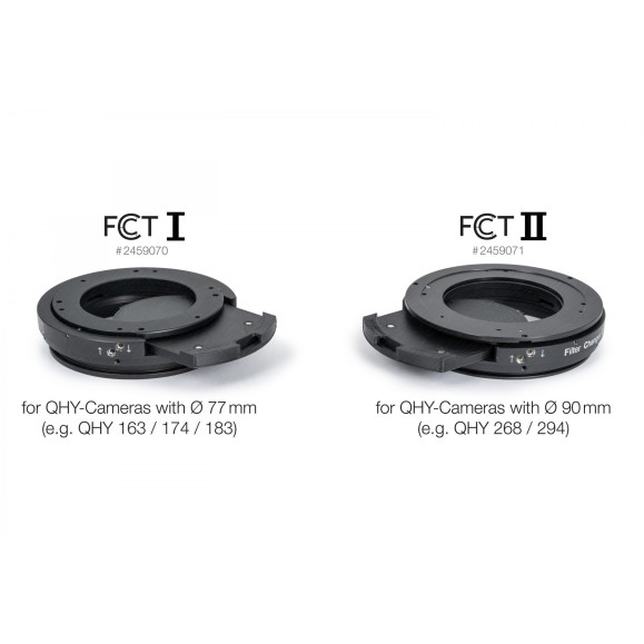 Deslizador de filtros y tilter BAADER FCCT I para RASA 8" y cámaras QHY de 77mm