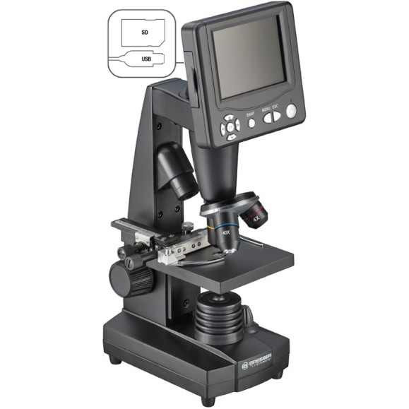 Microscopio digital LCD Bresser
