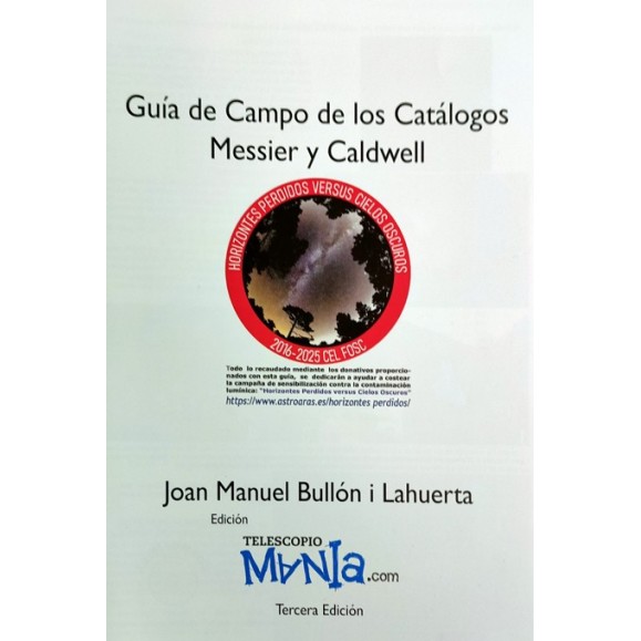 Guía de campo de los catálogos MESSIER y CALDWELL