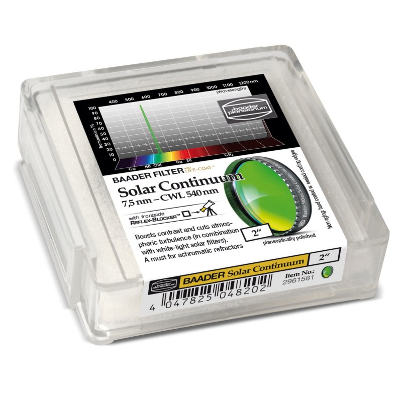 Filtro Baader Solar Continuum 7,5nm... Filtro Baader Solar Continuum 7,5nm...