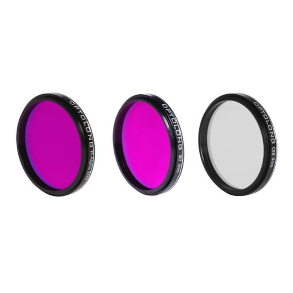 Set de filtros Optolong SHO 3nm banda estrecha en 2”