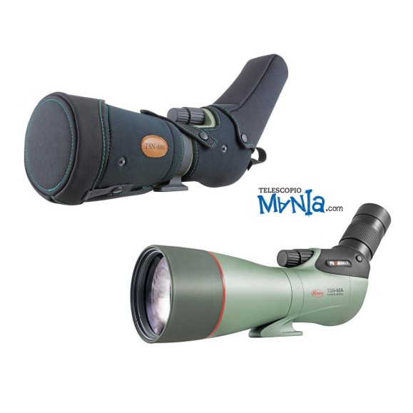 Kit Kowa telescopio terrestre TSN-88A con ocular Zoom 25-60x TE-11 WZ II y funda de neopreno