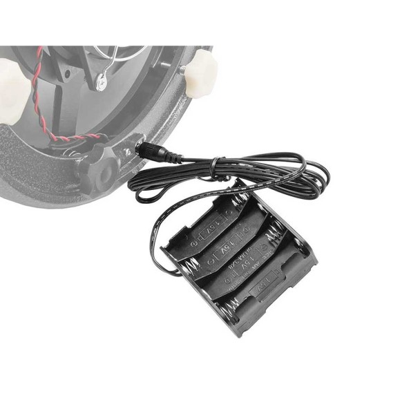 Portapilas TS-Optics 12V para 8 pilas AA o recargables