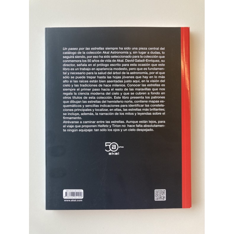 Libro UN PASEO POR LAS ESTRELLAS...