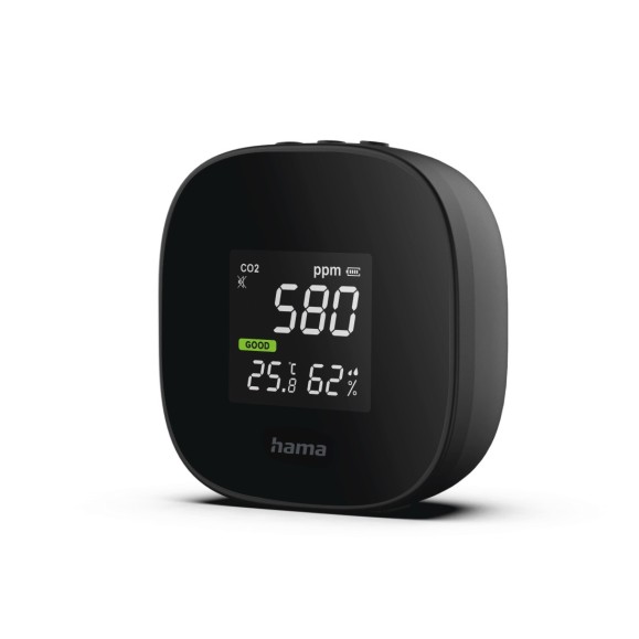 Hama Detector ````Safe´´ de C02, temperatura y humedad