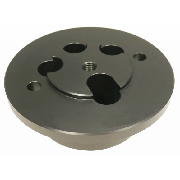 Adaptador GEOPTIK para acoplar montura ZWO AM5 a trípode de EQ6