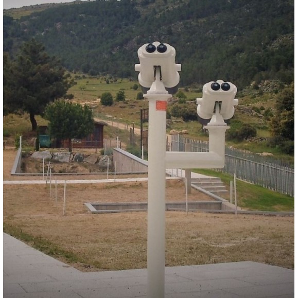Telescopio para miradores sin monedas OPAKUA V3D (30x80)