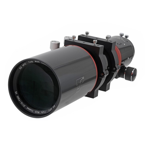 Telescopio refractor TS-Optics 110mm f/6 SD APO - FPL51 - Objetivo Lanthanum - 2.7" enfocador RAP
