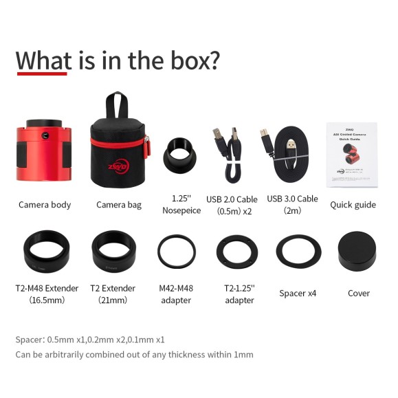 Cámara ZWO ASI991MM Pro Monocromo