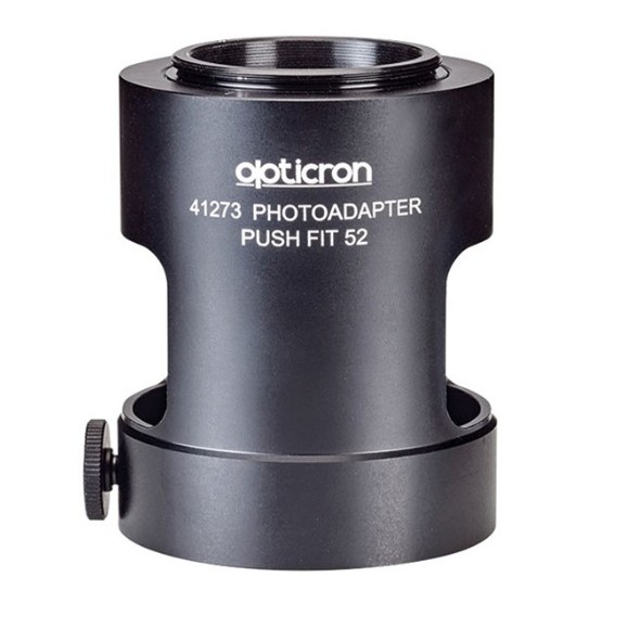 Adaptador fotografico Opticron Push Fit 52 para uso con ocular con zoom 41270 SDL