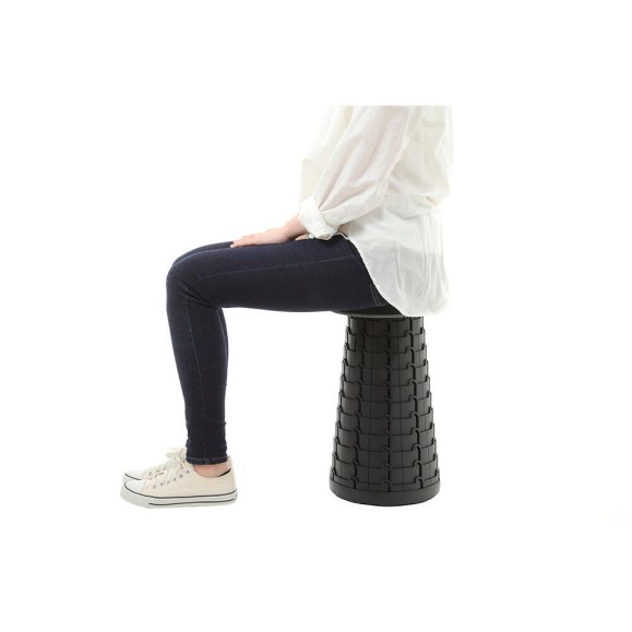 Taburete plegable Mini Max Stool Negro