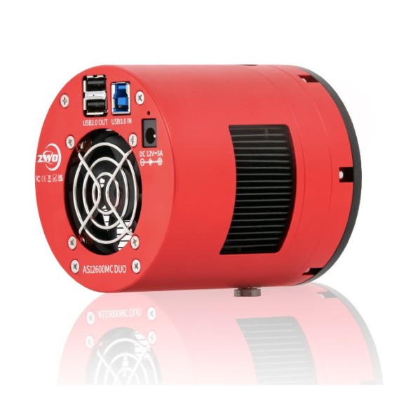 Cámara refrigerada ZWO ASI2600MC-P DUO con sensor de guiado integrado