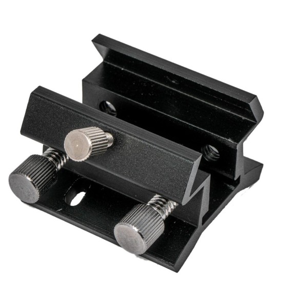 Zapata de buscador EXPLORE SCIENTIFIC Hybrid para montaje de tubo, negra