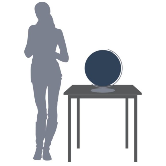 Globo lunar Columbus de 40 cm