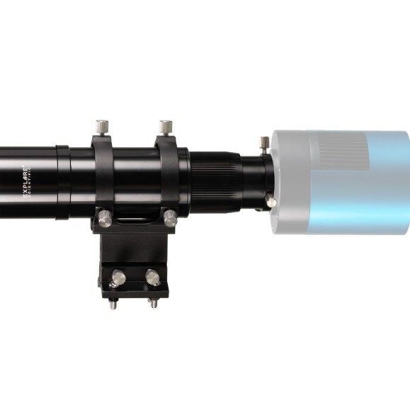 Buscador y guía EXPLORE SCIENTIFIC 8x50 con enfoque helicoidal y conexión de 1,25 pulgadas y T2